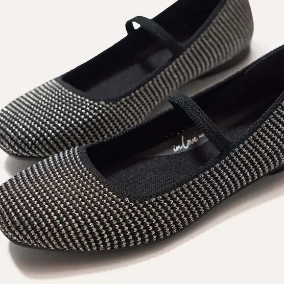 Rothy's The Max Square Mary Jane - Star Studded Size 10 - Picture 2 of 3